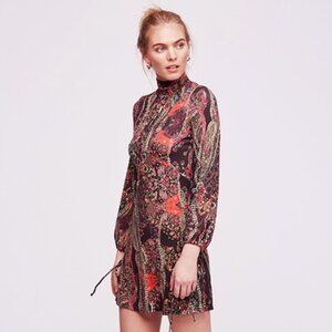 Free People All Dolled up Mini in Black NWT